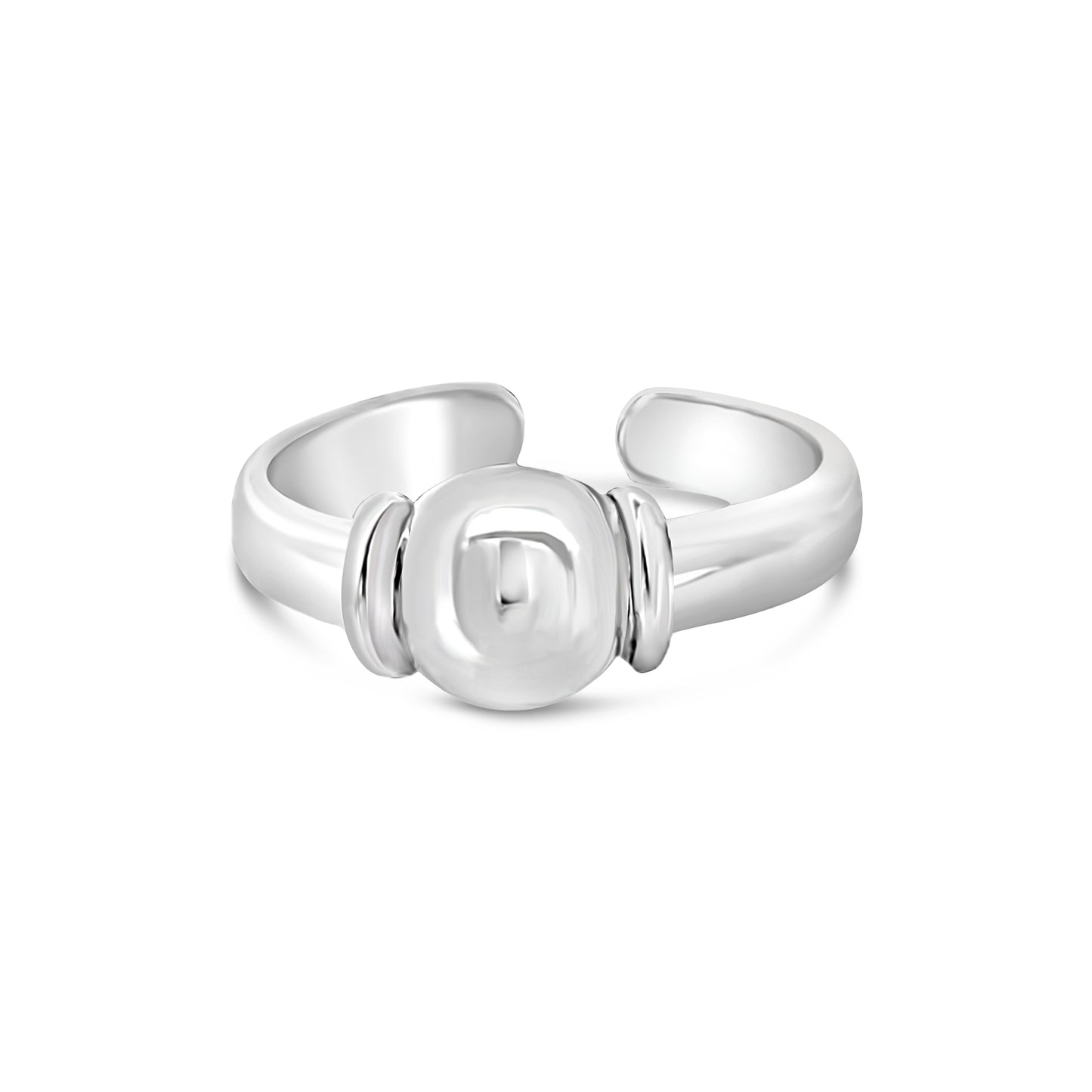 made on cape cod ball toe ring adjustable sterling silver toering