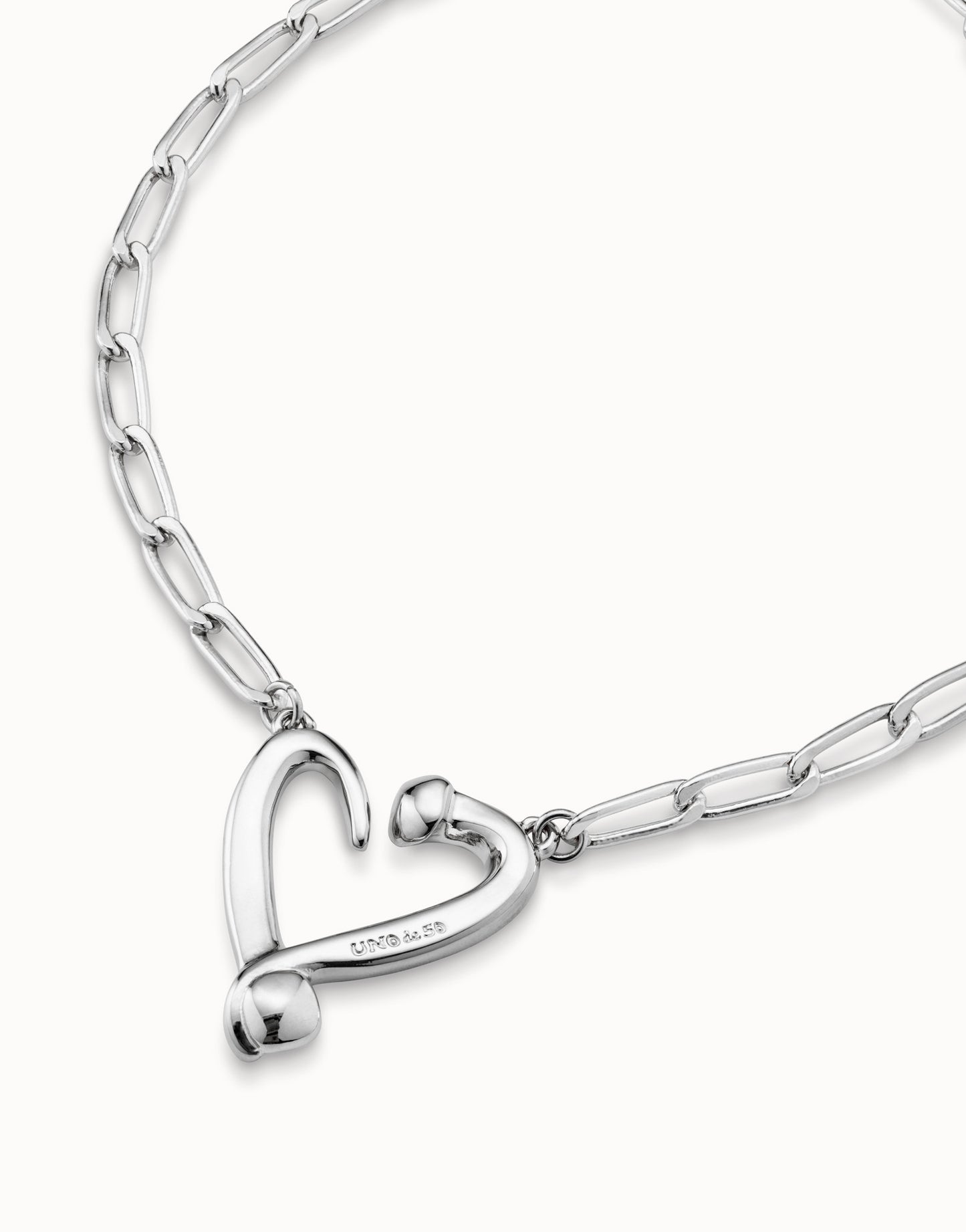 details of unode50 one love necklace