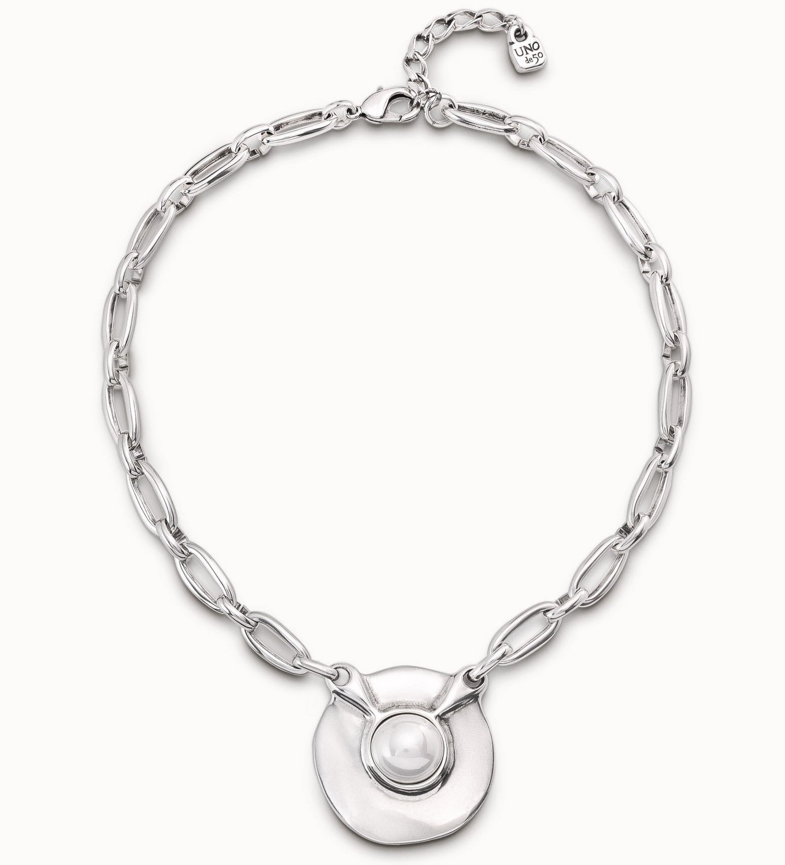UNOde50 Ovni Necklace - Silver Tone – Michael's Custom Jewelers on Cape Cod