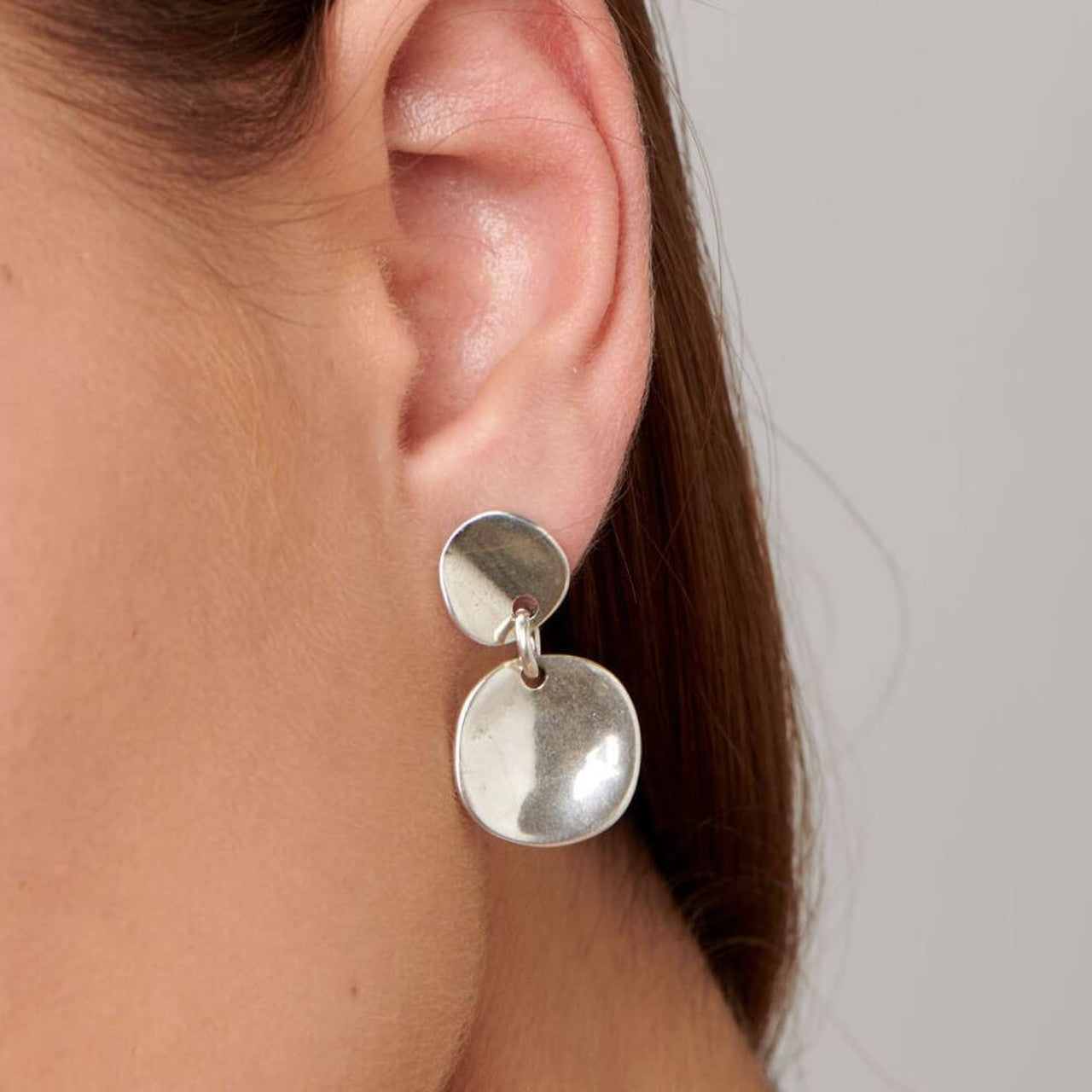 UNOde50 Scales Earrings - Silver Tone