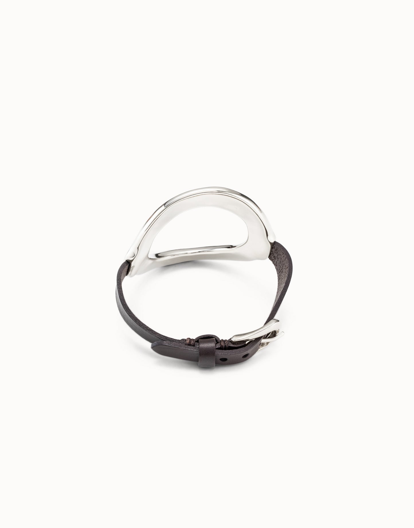 UNOde50 Thankful Bracelet adjustable leather clasp