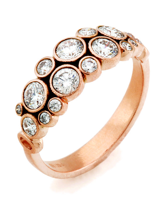 Rose gold dome ring shop