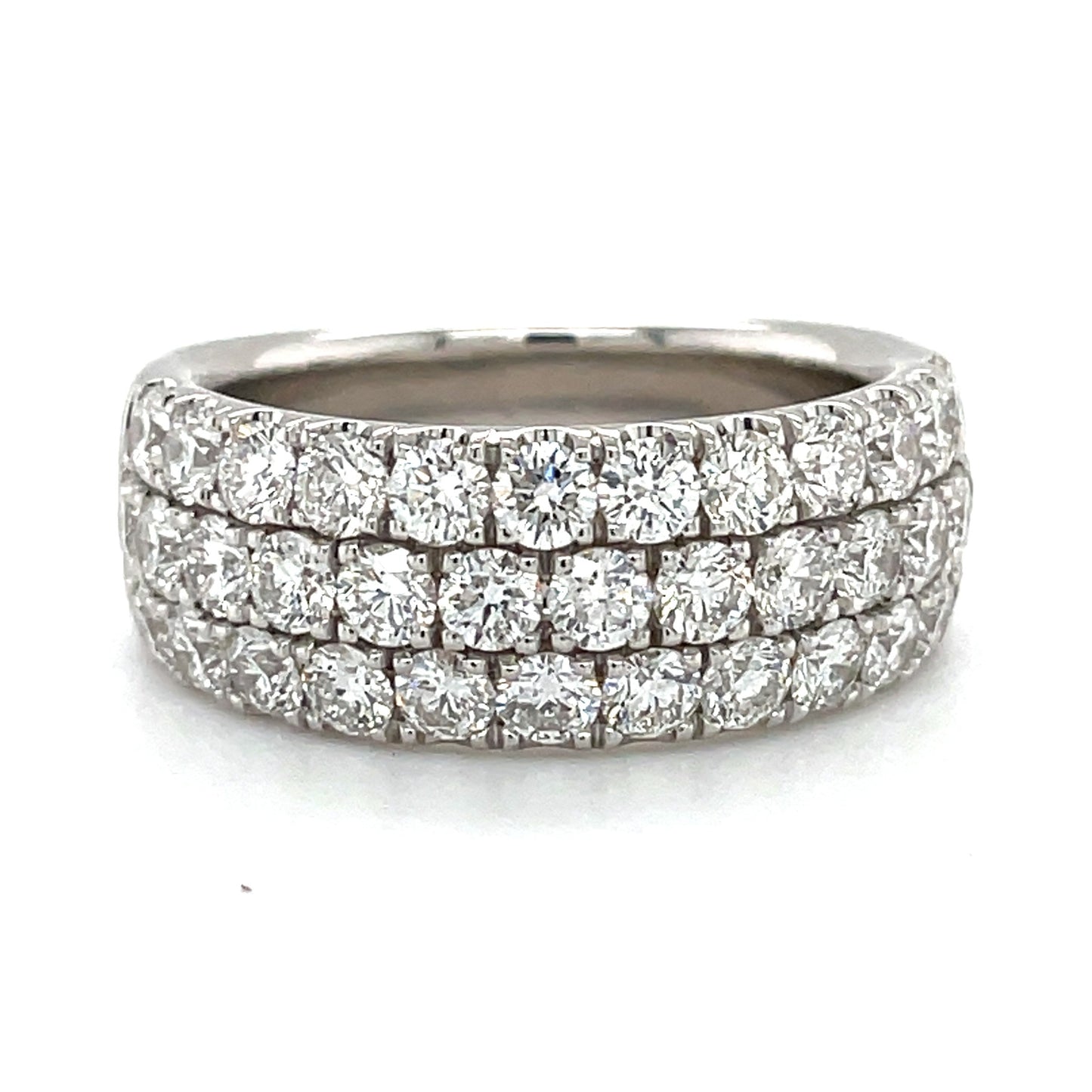 14k White Gold Ring With White Diamonds #B6803R-0004