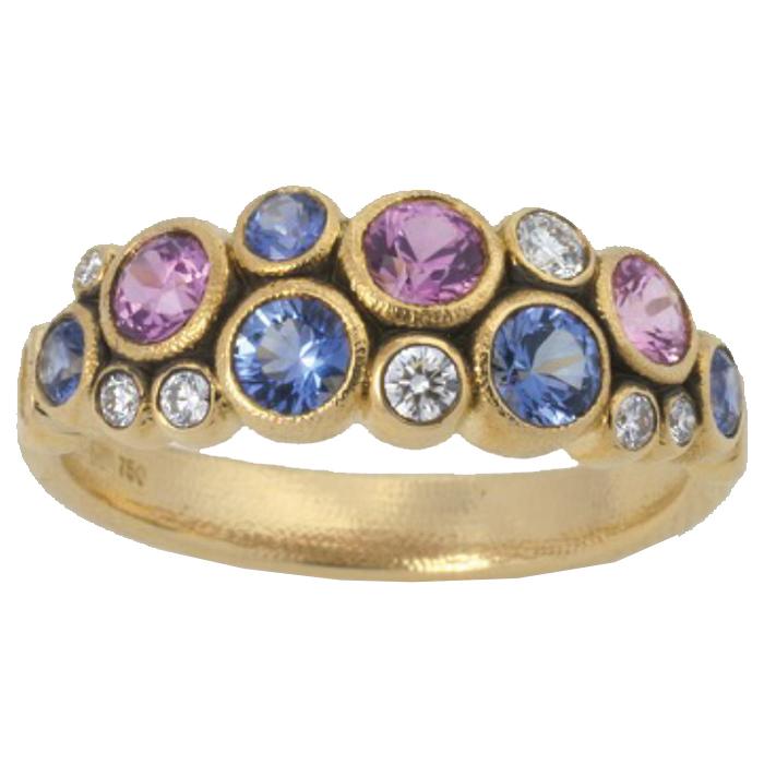 r-113s blue purple sapphire mix alex sepkus dome ring