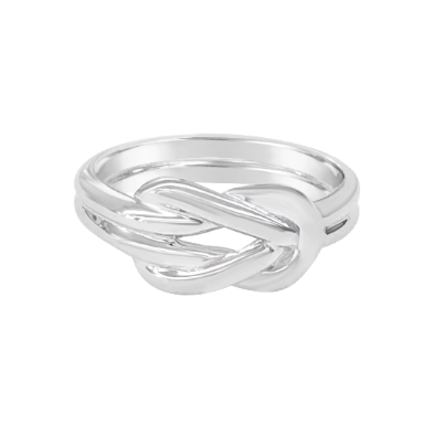 sailors knot ring made of 925 sterling silver