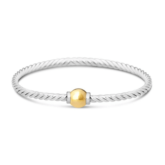 Made On Cape Cod. Twisted Beachball Bracelet™ With A 14k Gold Beach Ball