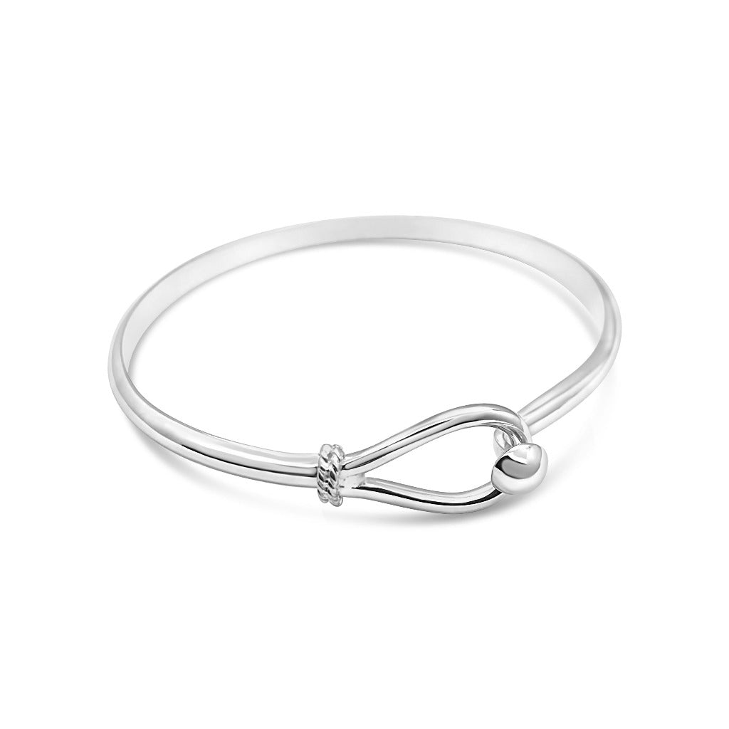 Cape Cod Shepherd's Hook Bracelet - Silver