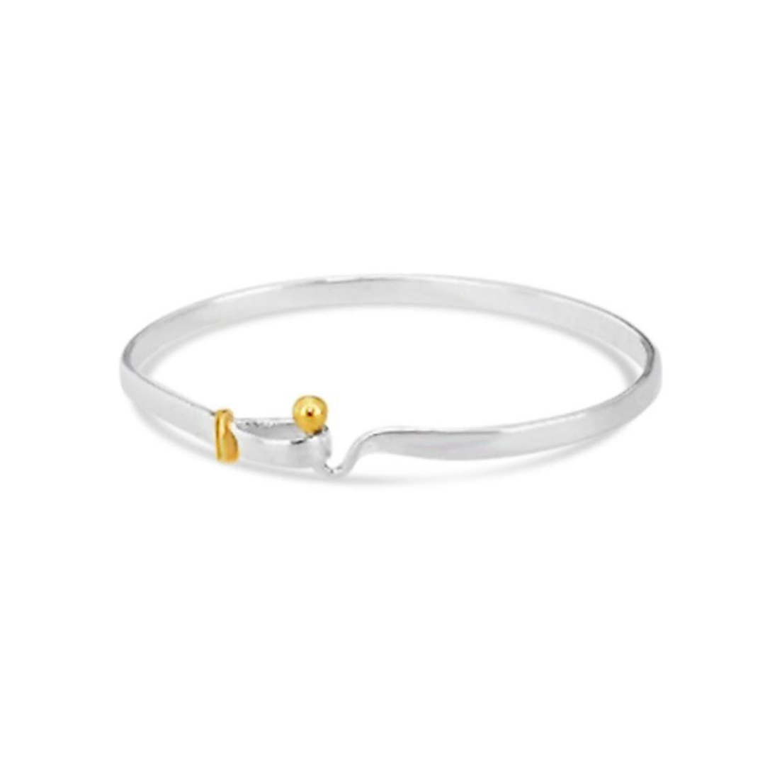 Tiffany's Cape Cod Hook Bracelet - Silver/Rhodium Gold