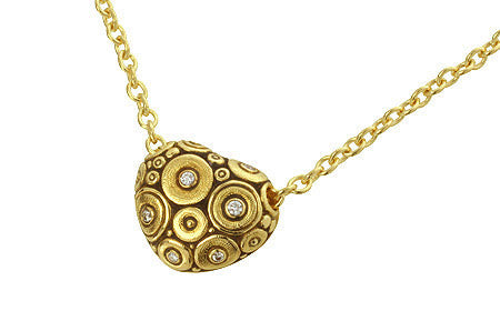 Alex Sepkus Heart Pendant Necklace - 18k Gold/Diamonds M-22