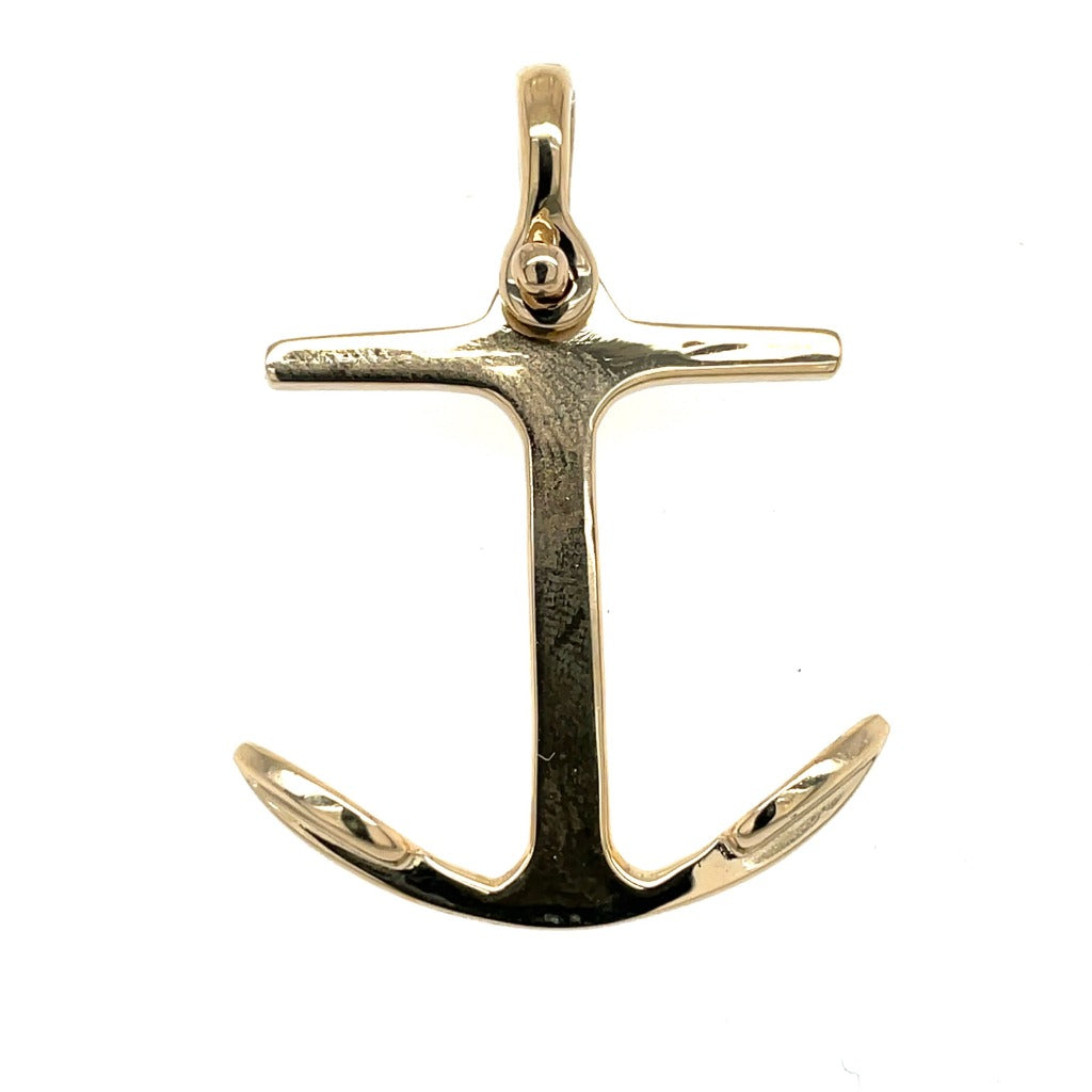 14k Anchor Pendant #15297