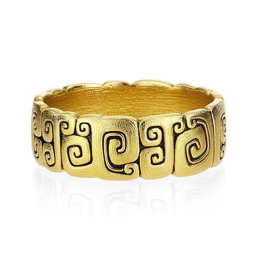 r94 j garden alex sepkus 18k yellow gold mens band