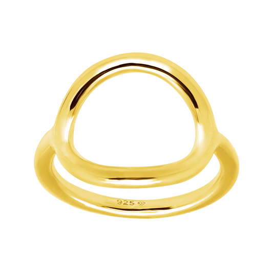 cape cod karma rings made of 925 sterling silver with 14k gold vermeil finish