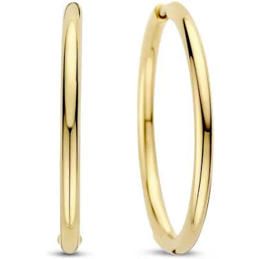 classic hoops gold tone 18k vermeil