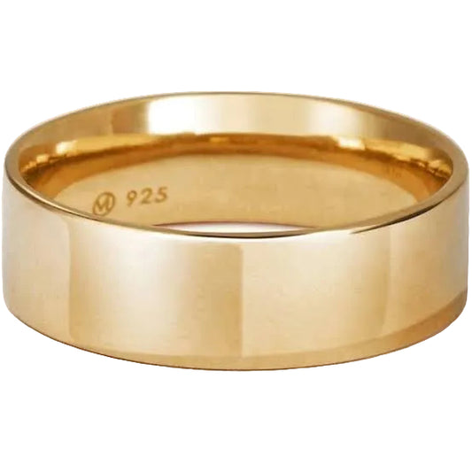 6mm Band - 14k Gold Vermeil