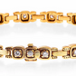 B29d alex sepkus path bracelet made of 18k yellow gold and diamonds