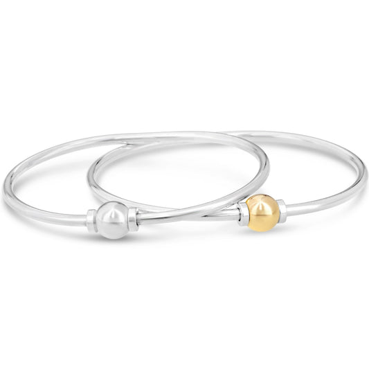 Made on cape cod. Beachball bracelet™ value set on sale, 14k gold and 925 sterling silver