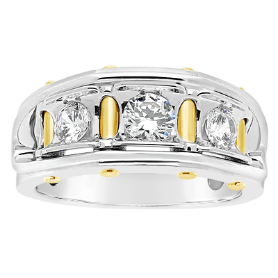 14k white gold band with diamonds, men's gold diamond band, unique men's jewelry, unique 14k gold band