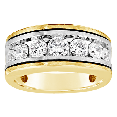 14k gold band with diamonds 2.00ct total weight, made by michael's custom jewelers on cape cod, custom wedding band with diamonds, men's channel set diamond band 