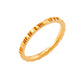 R-213 ridges unisex band alex sepkus ring 18k yellow gold