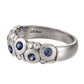 R-122ps alex sepkus candy dome ring platinum sapphire women's band