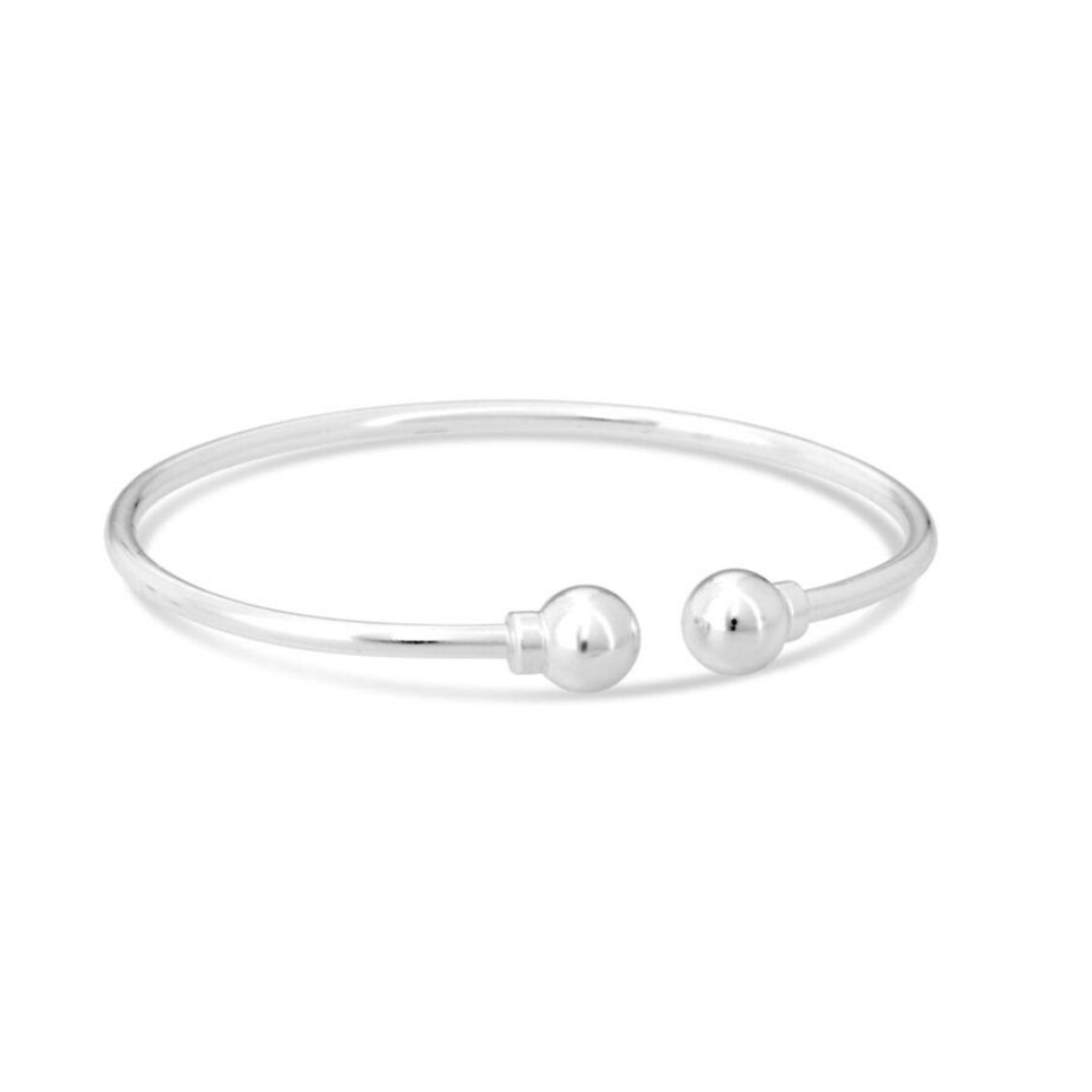 Made On Cape Cod. Beachball Bracelet™ Cuff - 925 Silver