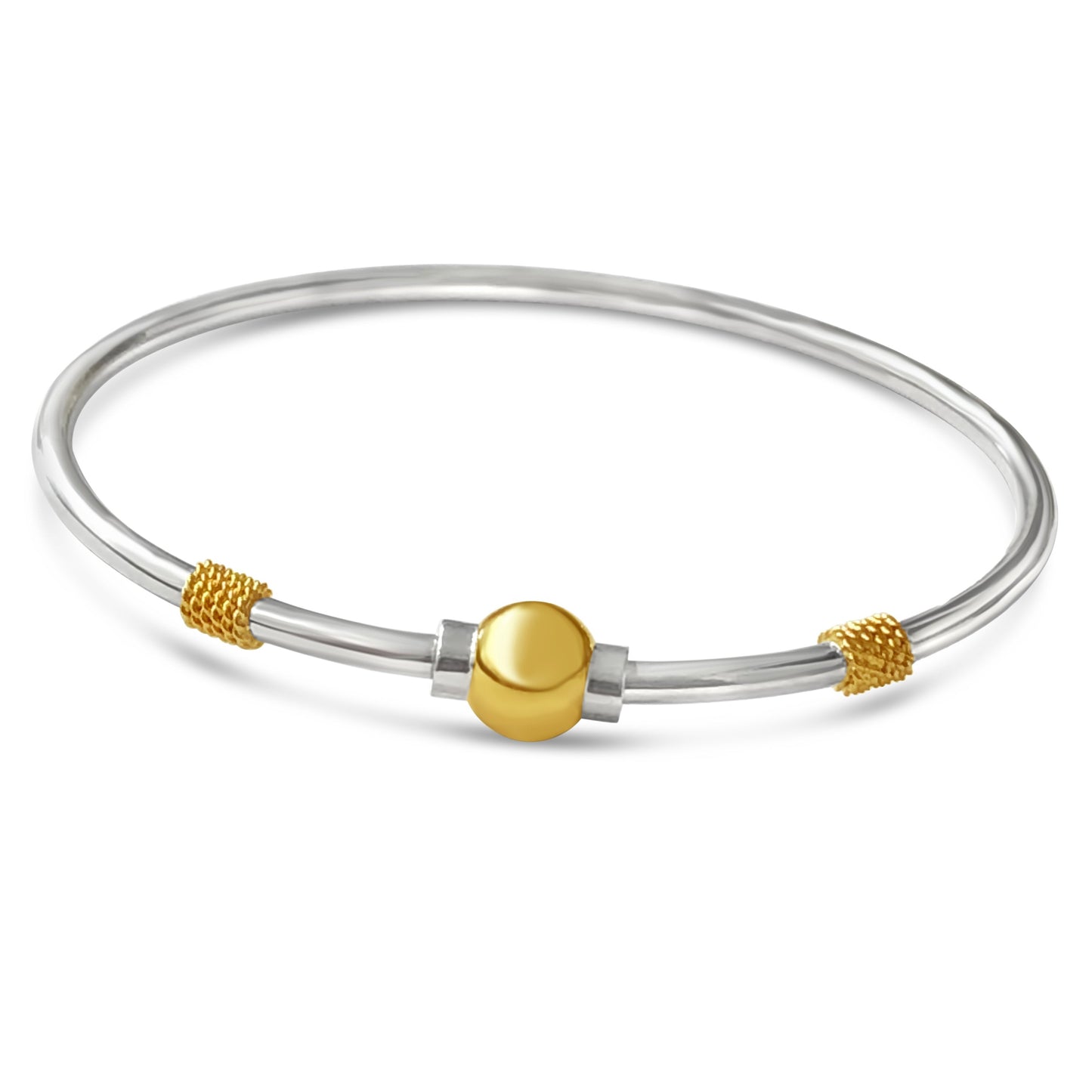 cape cod beachball bracelet with nautical rope 14k gold sterling silver made on cape cod