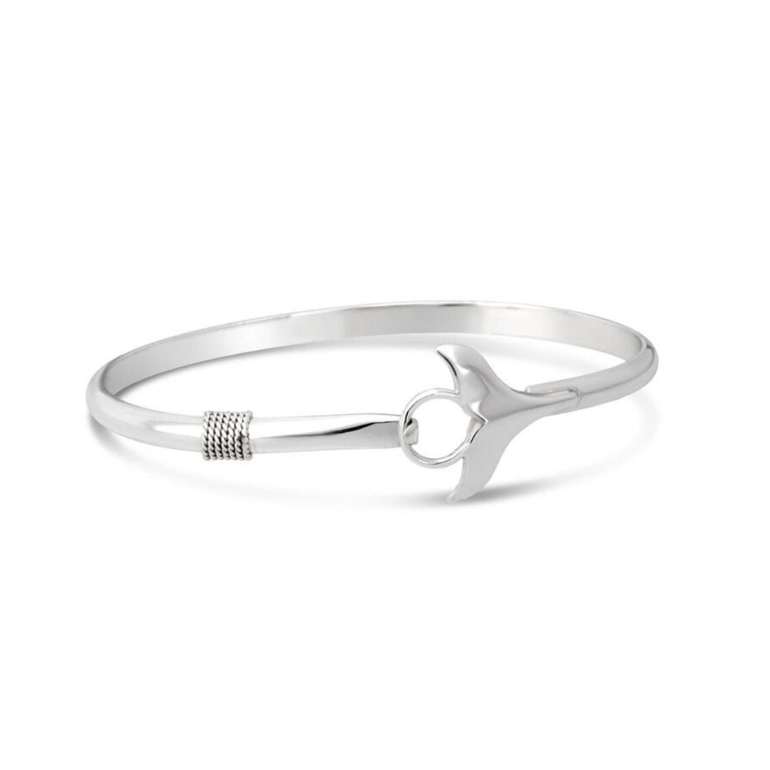 Whale Tail Bracelet - Silver – Michael's Custom Jewelers on Cape Cod
