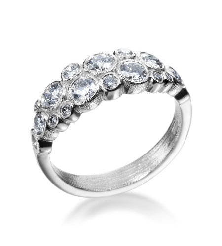 alex sepkus ring diamond platinum dome band r-113pd