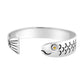 Made On Cape Cod. Fish Cuff Bracelet - 925 Sterling Silver