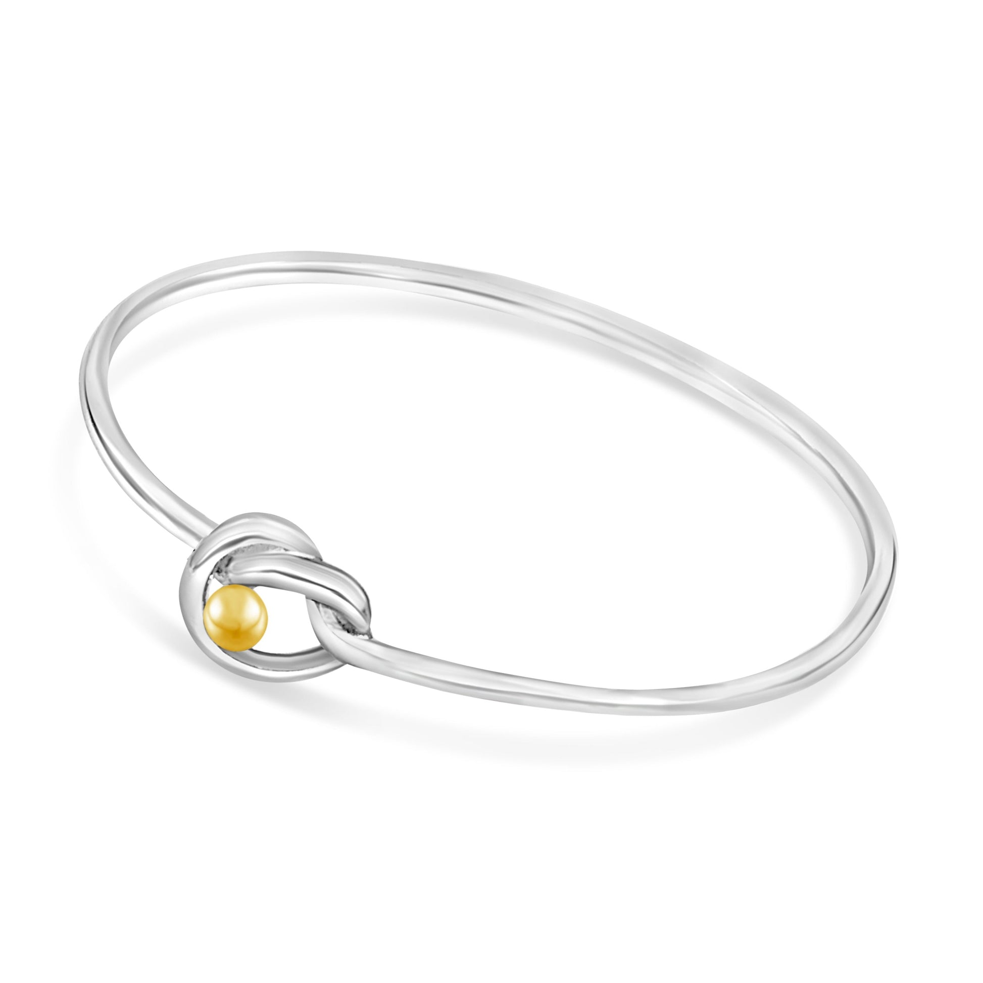 Knot Light Silver bracelet with Swarovski Beads ⋆ Hope Lace Design