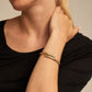 meeting point bracelet unode50 gold cuff on a model