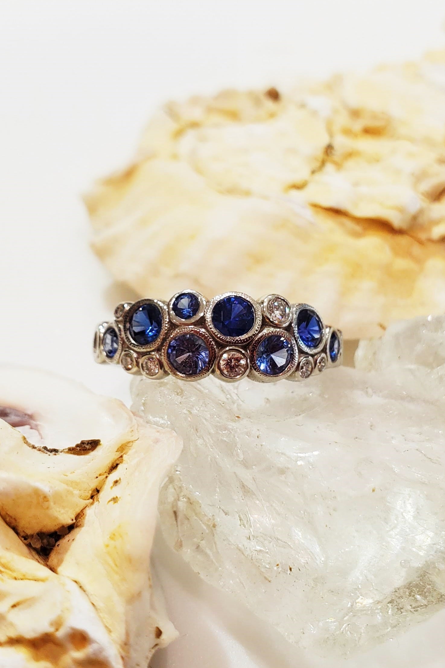 Custom deals sapphire ring