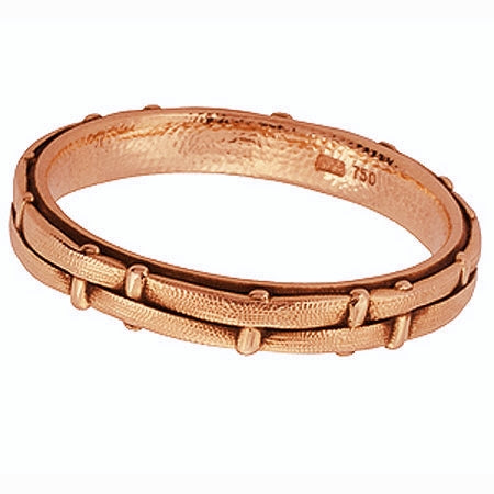 Fence alex sepkus band r-88r 18k rose gold