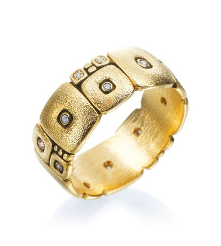 temple wall band alex sepkus r120 fashion gold diamond ring